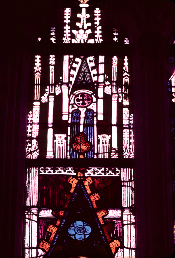 Chapel, St.-Piat, window 1, section 5a