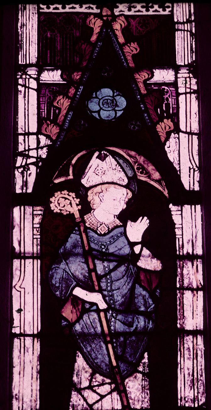 St. Piat Chapel, window 1, section 5