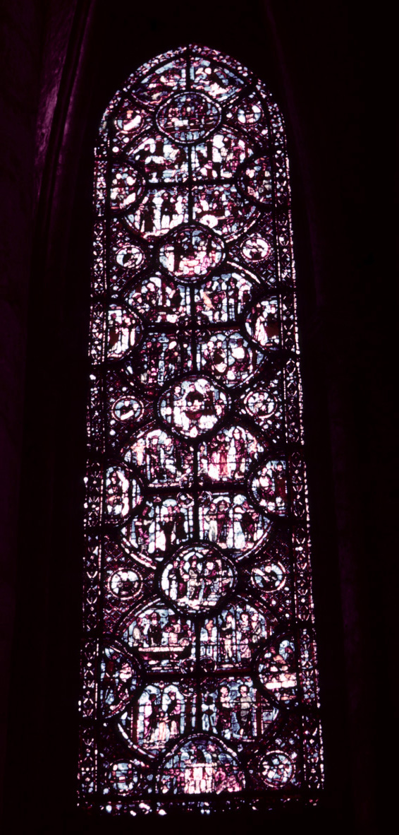Choir, wall east, window 1
