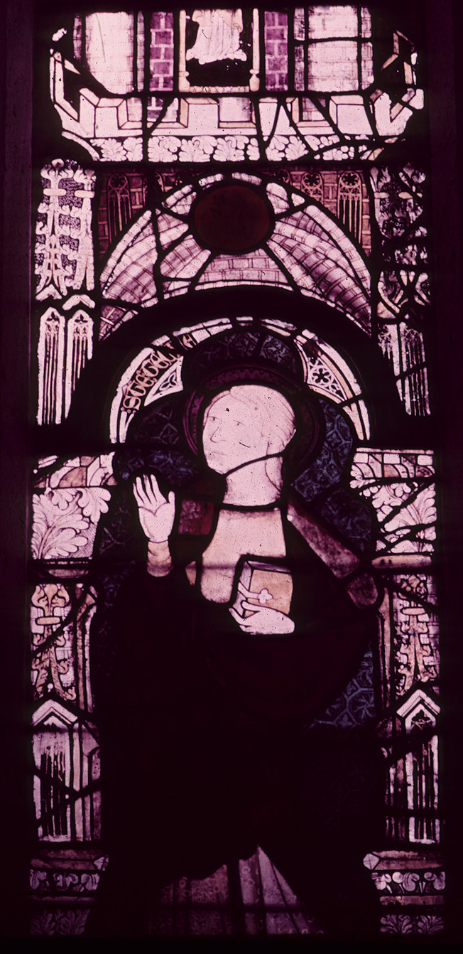 St. Piat Chapel, window 1, section 2