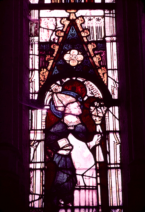 Chapel, St.-Piat, window 1, section 1