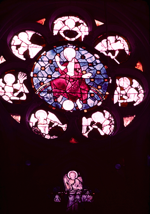 Chapel, St.-Piat, window 1, section 8