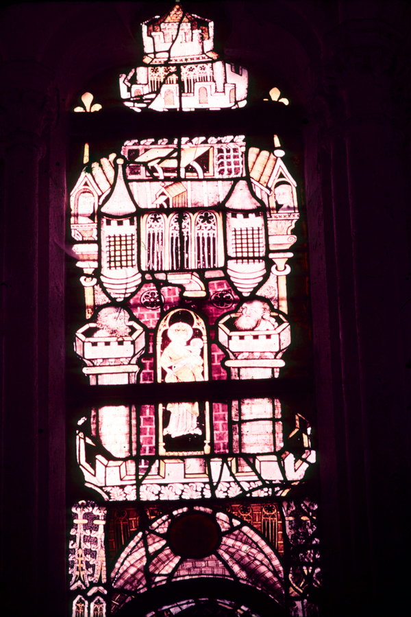 Chapel, St.-Piat, window 1, section 2a