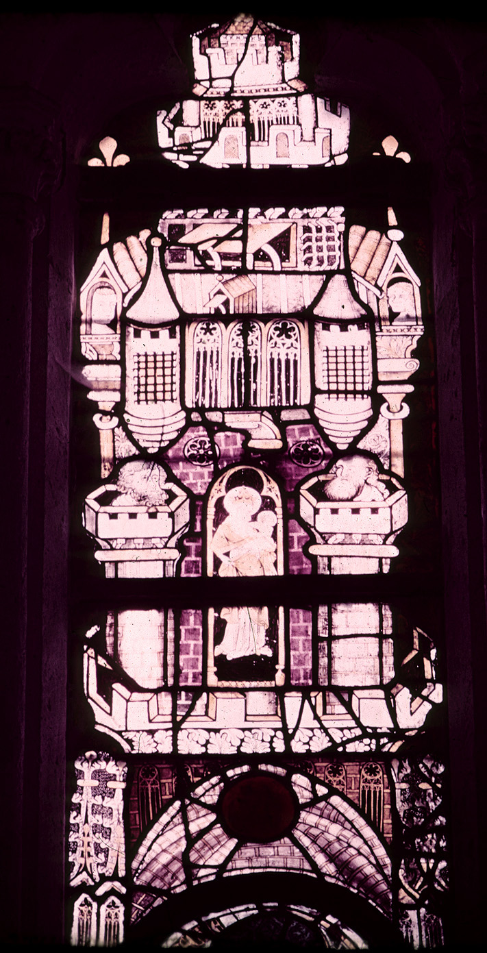 St. Piat Chapel, window 1, section 2A