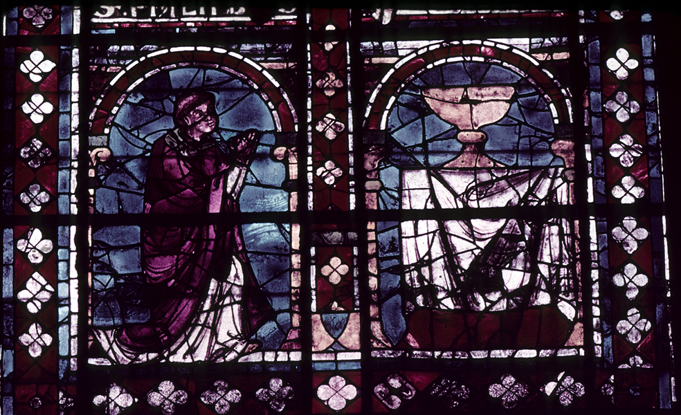Transept north, wall east, clerestory