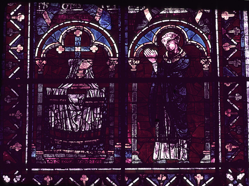 Transept south, wall east, clerestory