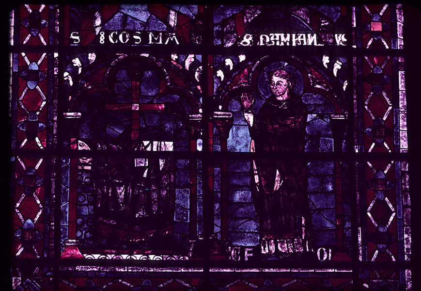Transept south, wall east, clerestory