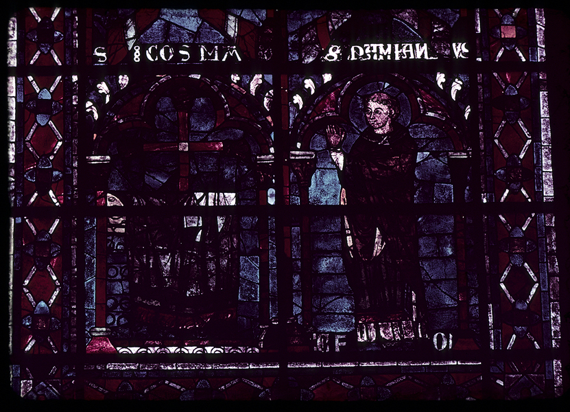 Transept south, wall east, clerestory
