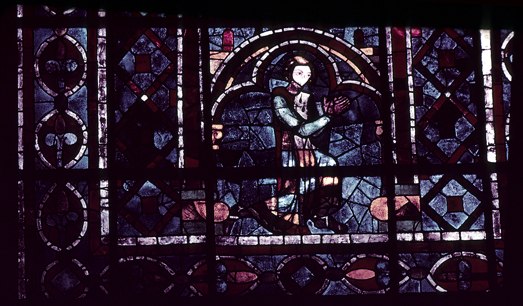 Transept south, wall east, clerestory