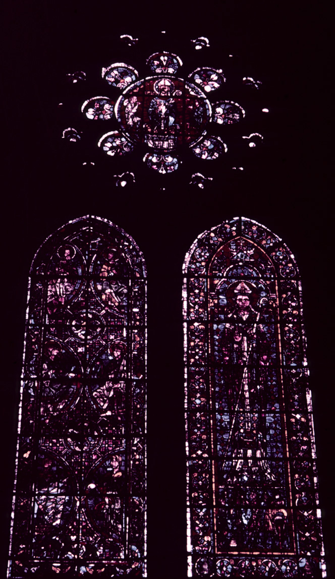 Nave, wall north, clerestory