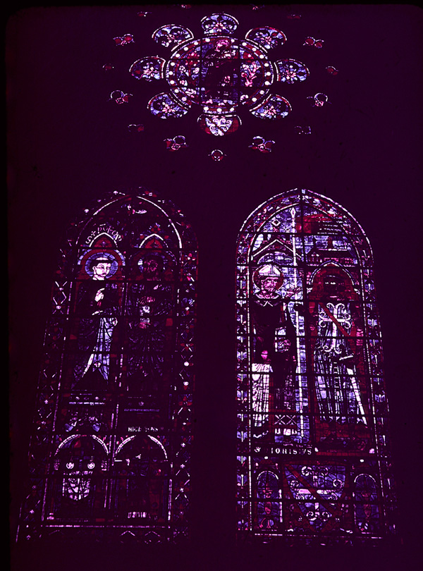 Transept south, wall east, clerestory