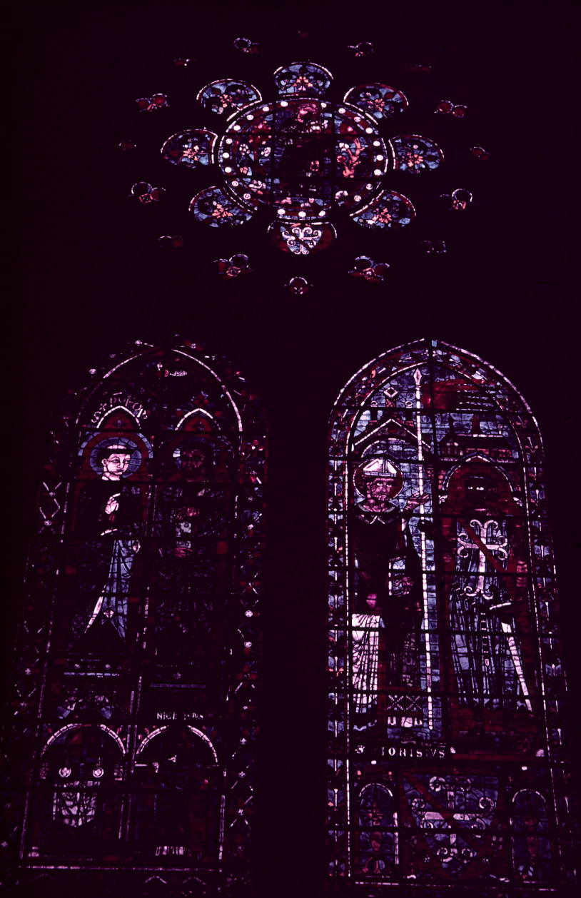 Transept south, wall east, clerestory