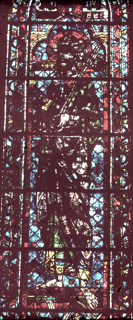 Nave, wall south, clerestory