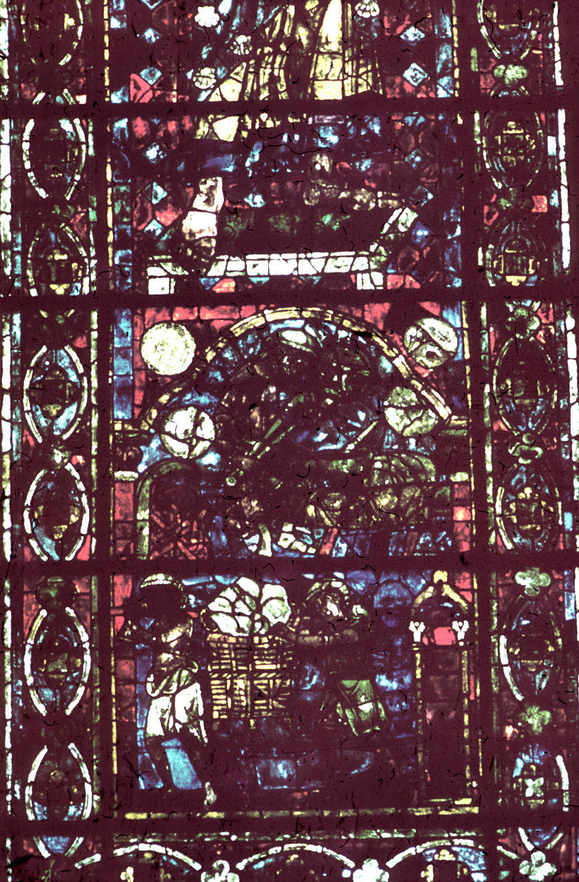 Nave, wall south, clerestory