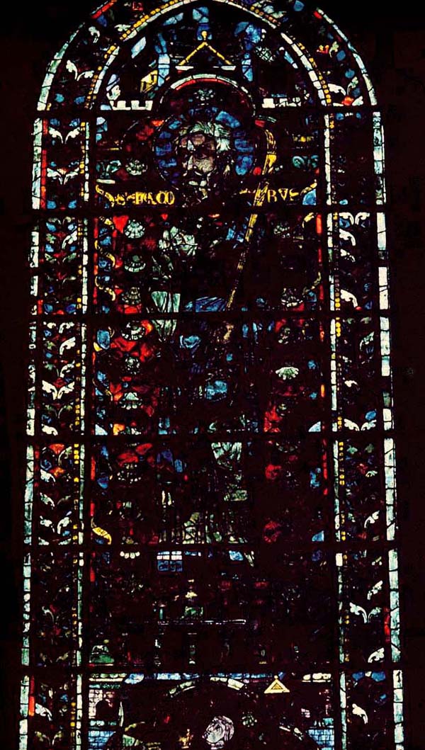 Nave, wall south, clerestory