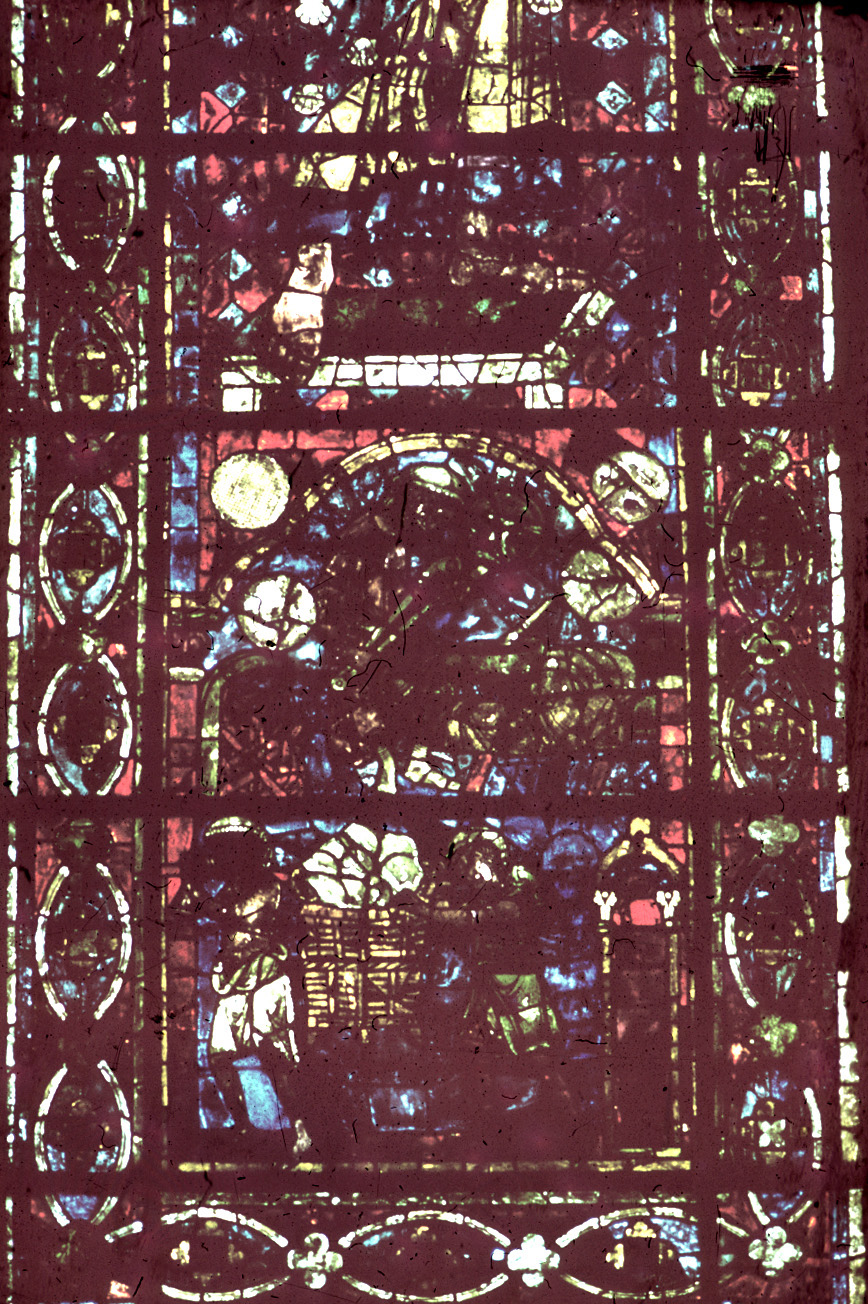 Nave, wall south, clerestory