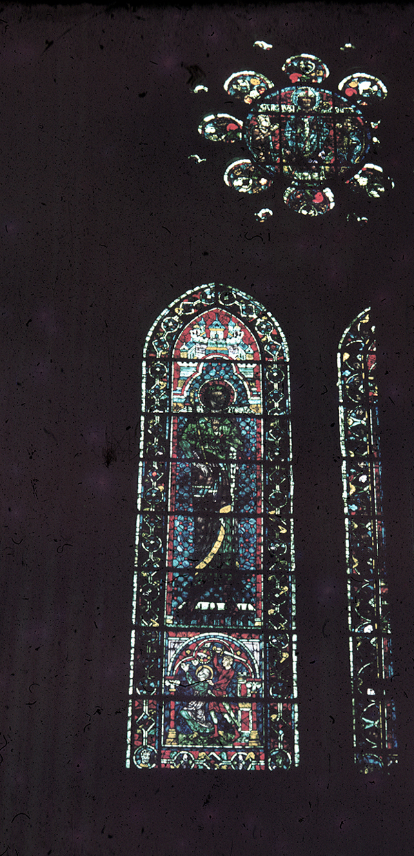 Nave, wall south, clerestory