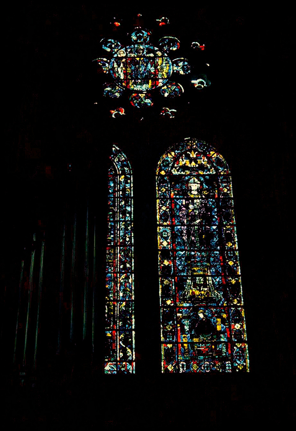 Nave, wall south, clerestory