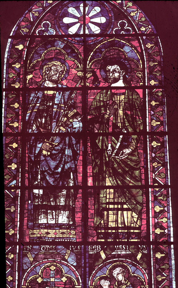 Transept south, wall east, clerestory
