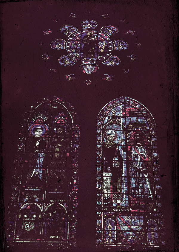 Transept south, wall east, clerestory