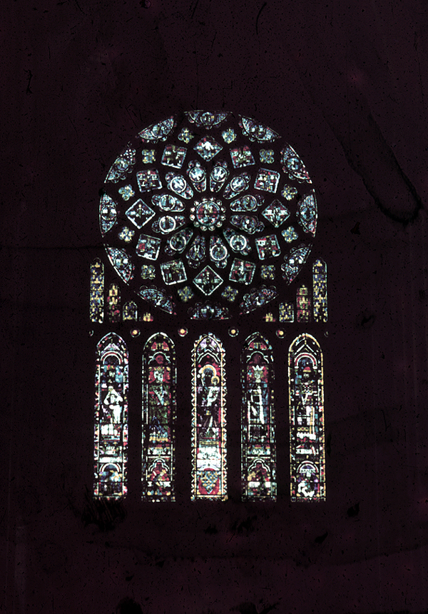 Transept north, wall north, clerestory