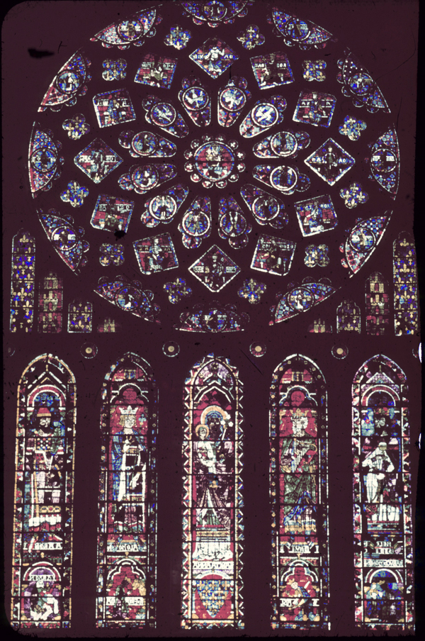 Transept north, wall north, clerestory