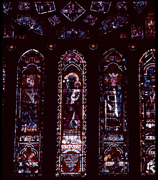 Transept north, wall north, clerestory
