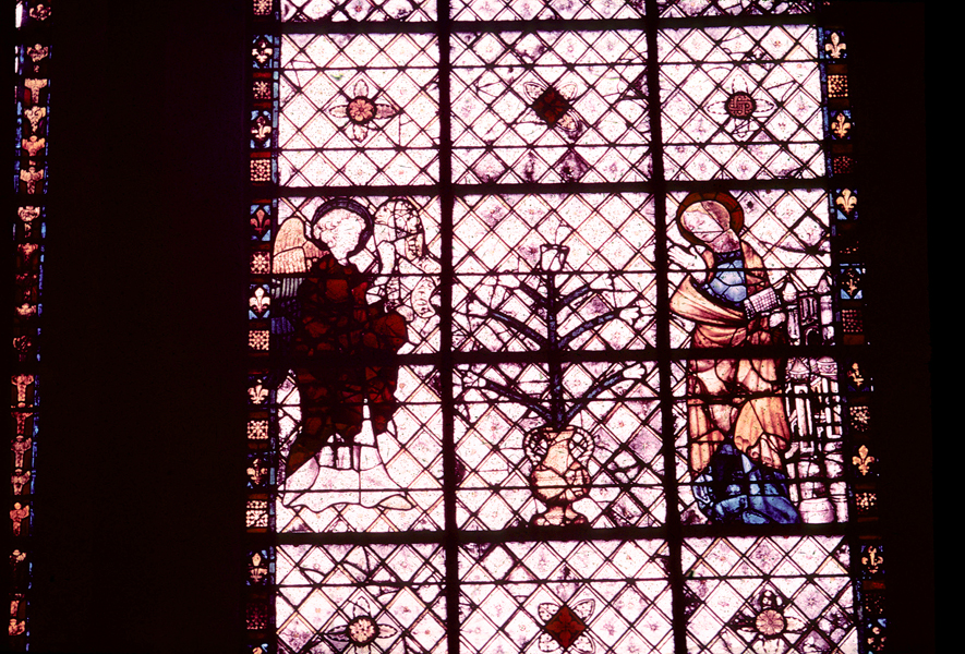 Choir, wall south, bay 3