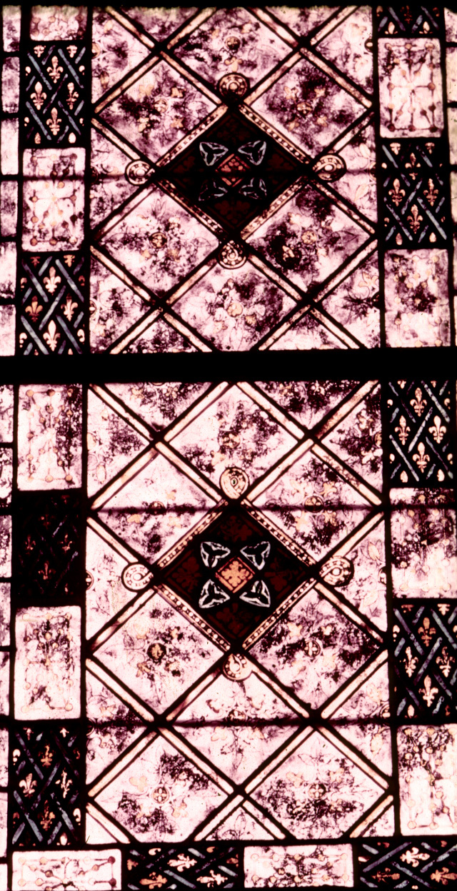 St. Piat Chapel, window 2, detail