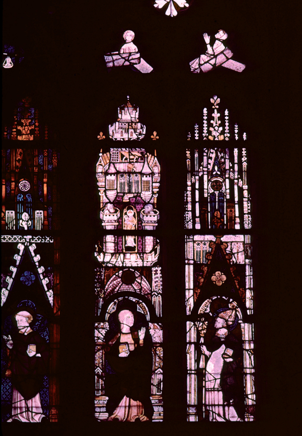 Chapel, St.-Piat, window 1, third panel, right