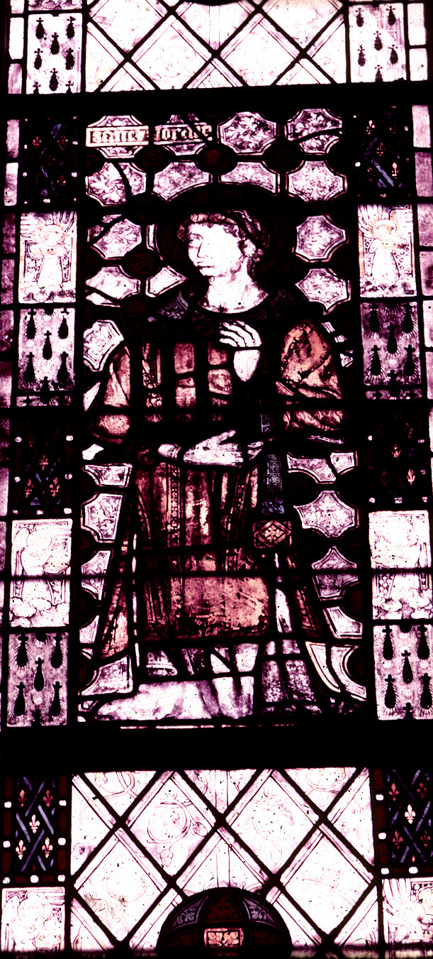 St. Piat Chapel, window 4, right panel