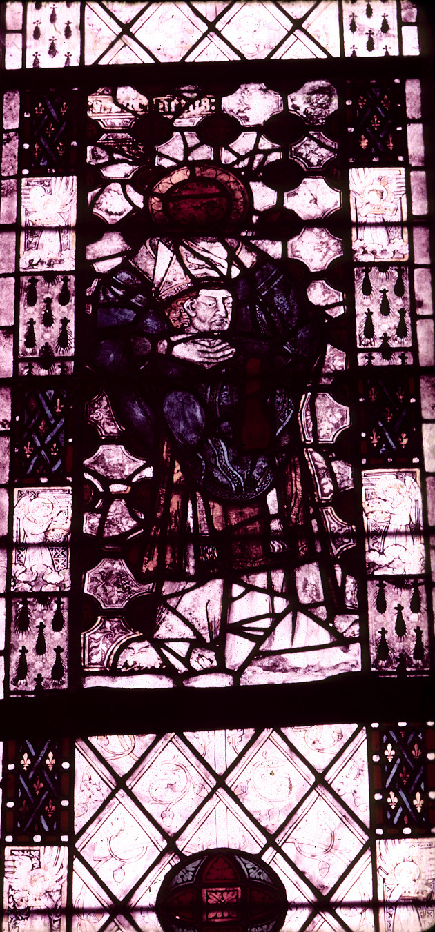 St. Piat Chapel, window 4, left panel