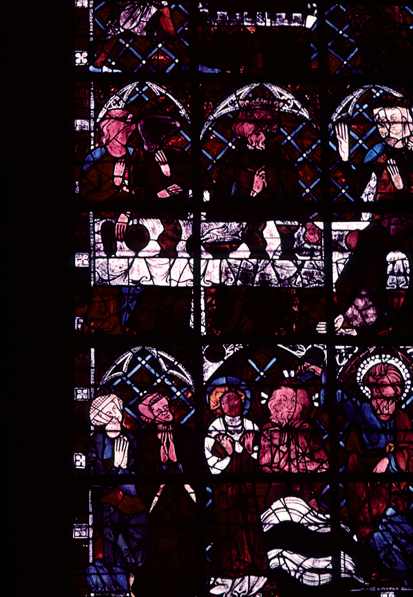 Nave, north clerestory, bay 2, window, section A1