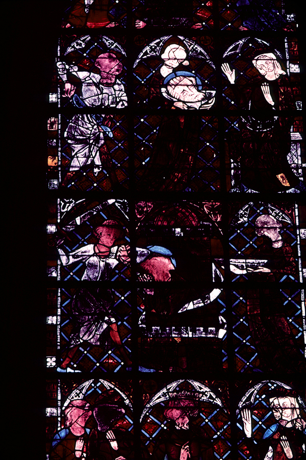 Nave, north clerestory, bay 2, window, section A2