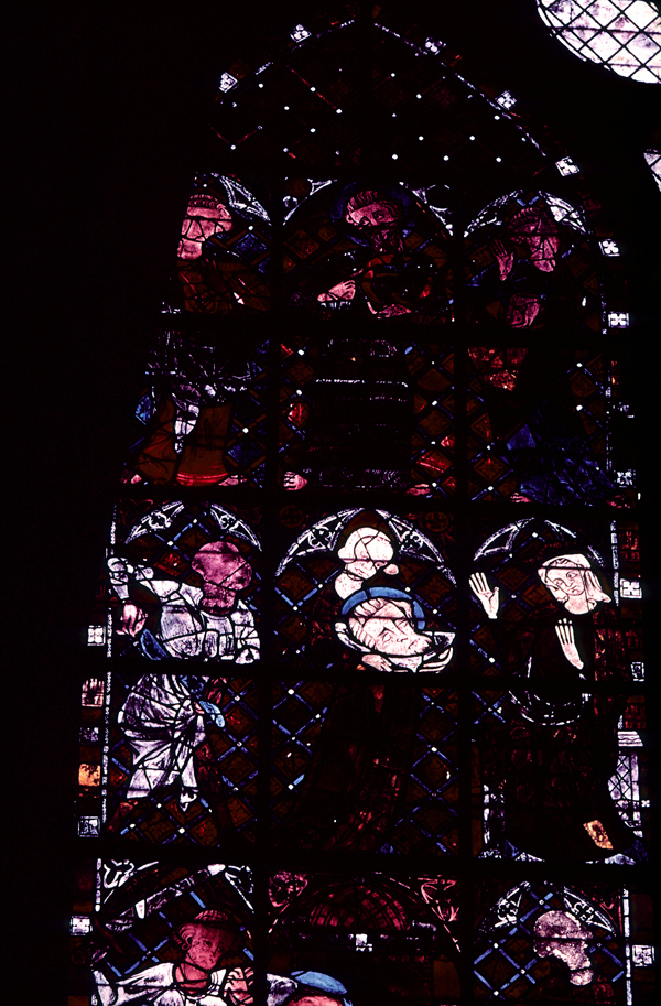 Nave, north clerestory, bay 2, window, section A3