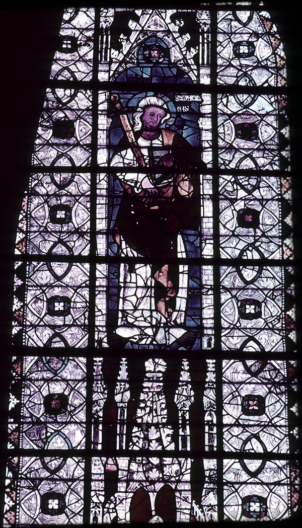 Nave, north clerestory, bay 1, window, section A3