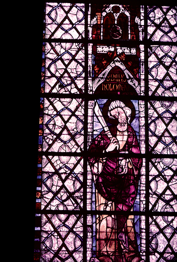 Nave, north clerestory, bay 3 , window, section B1