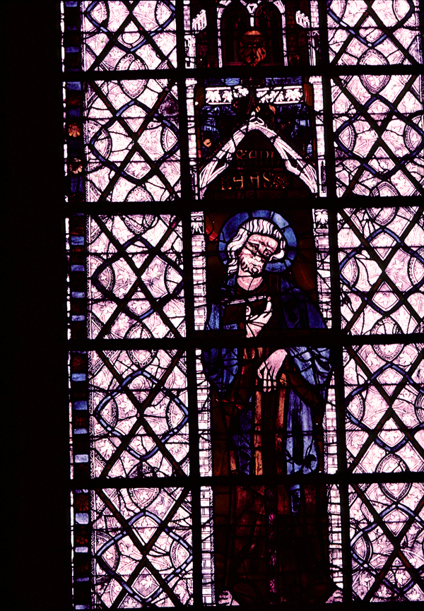 Nave, north clerestory, bay 3, window, section A1