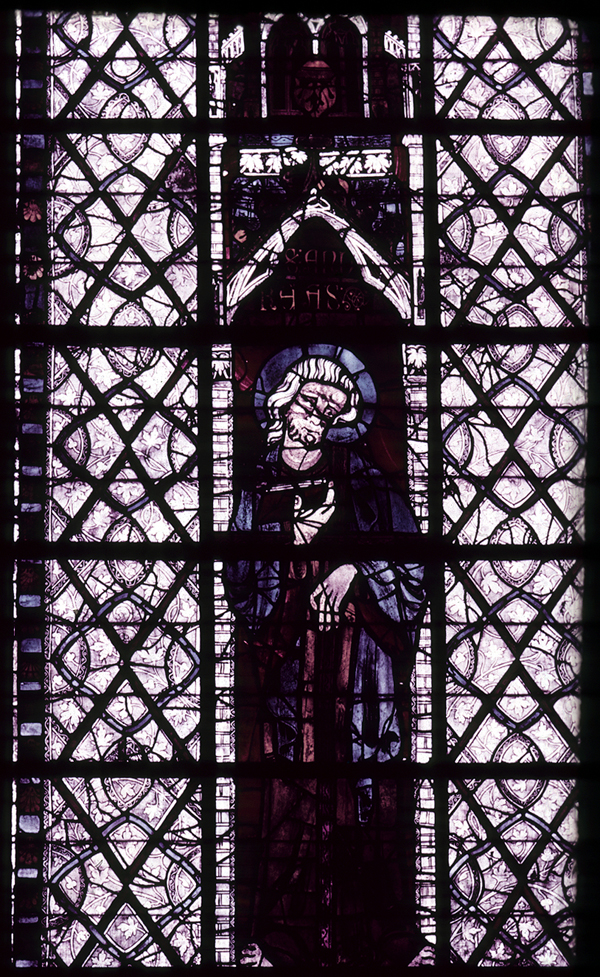 Nave, north clerestory, bay 3, window, section A1