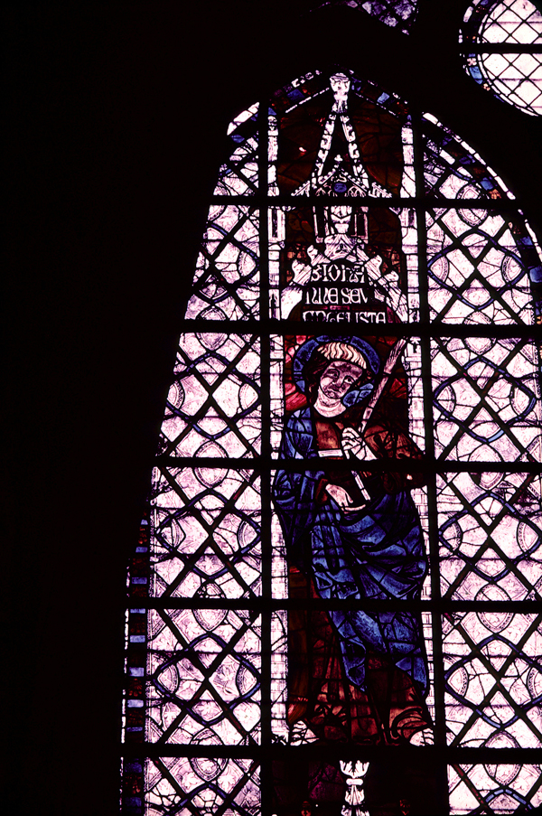 Nave, north clerestory, bay 3, window, section A3
