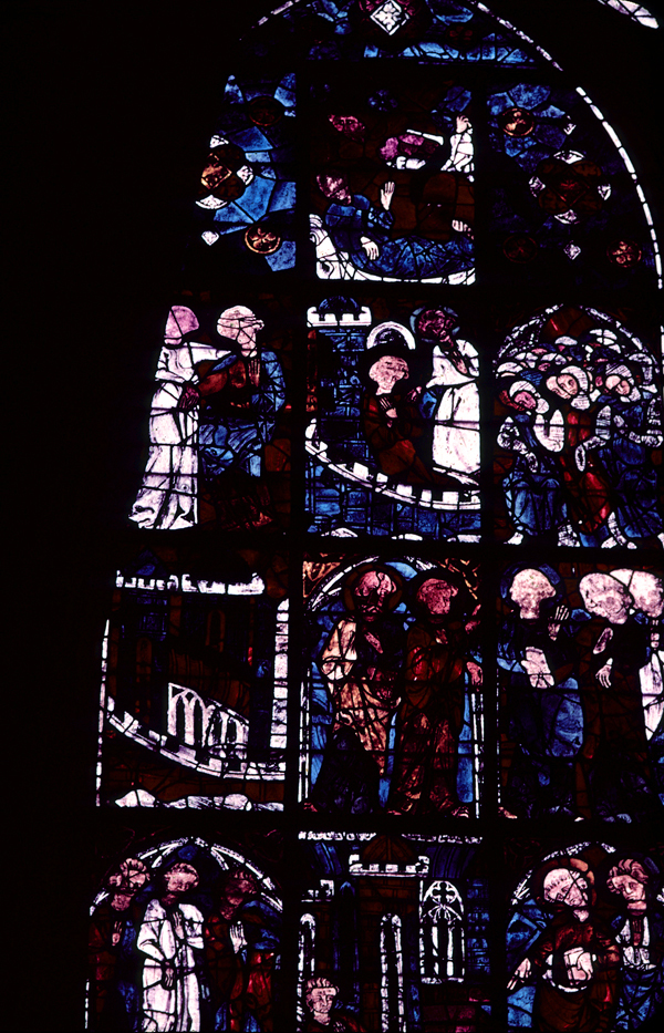 Nave, north clerestory, bay 4, wndow, section A3