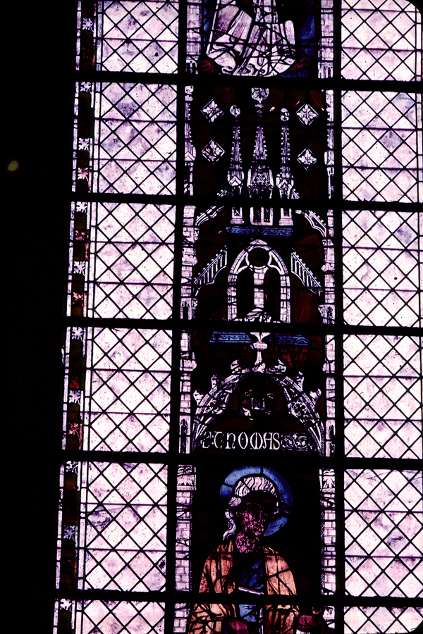 Nave, north clerestory, bay 5, window, section A2