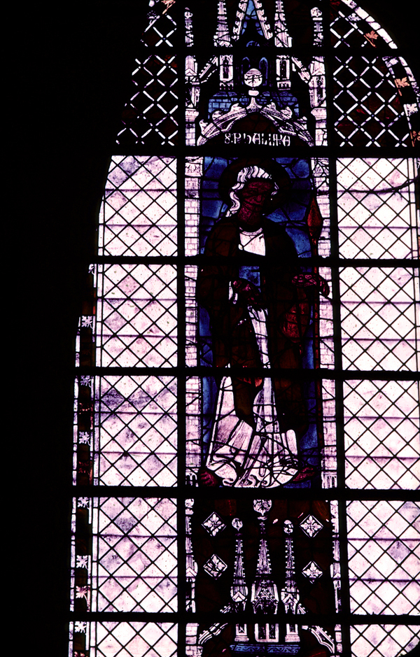 Nave, north clerestory, bay 5, window, section A3