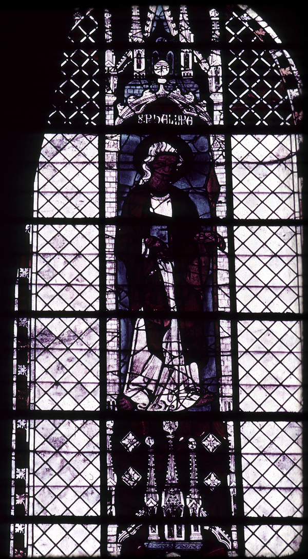 Nave, north clerestory, bay 5, window, section A3
