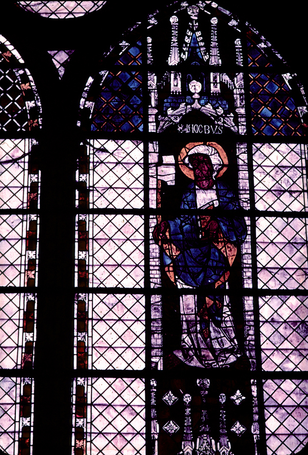 Nave, north clerestory, bay 5, window, section B3
