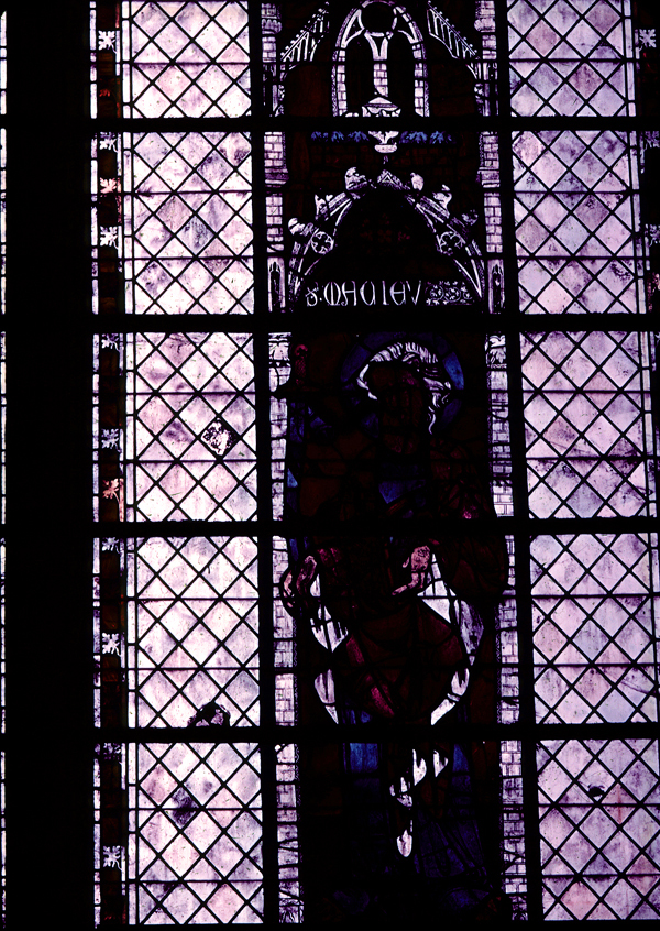Nave, north clerestory, Bay 5, window, section B1
