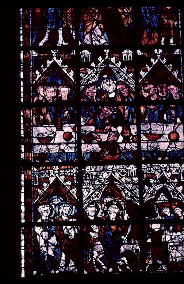 Nave, north clerestory, bay 6, window, section A1