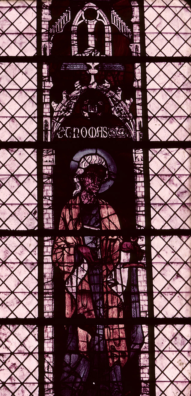 Nave, north clerestory, bay 5, window, section A1