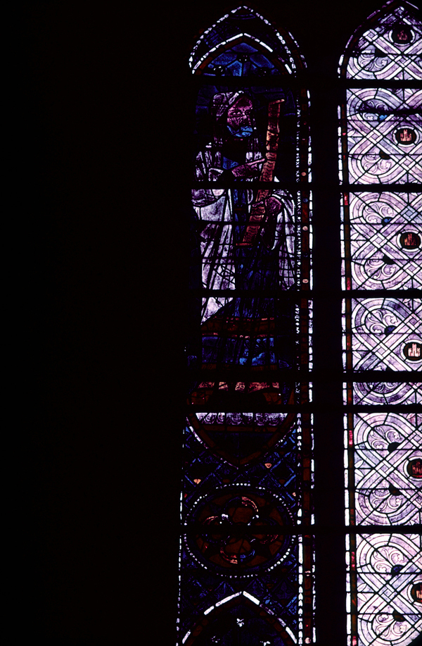 Choir, north clerestory, bay 1, window, section A2