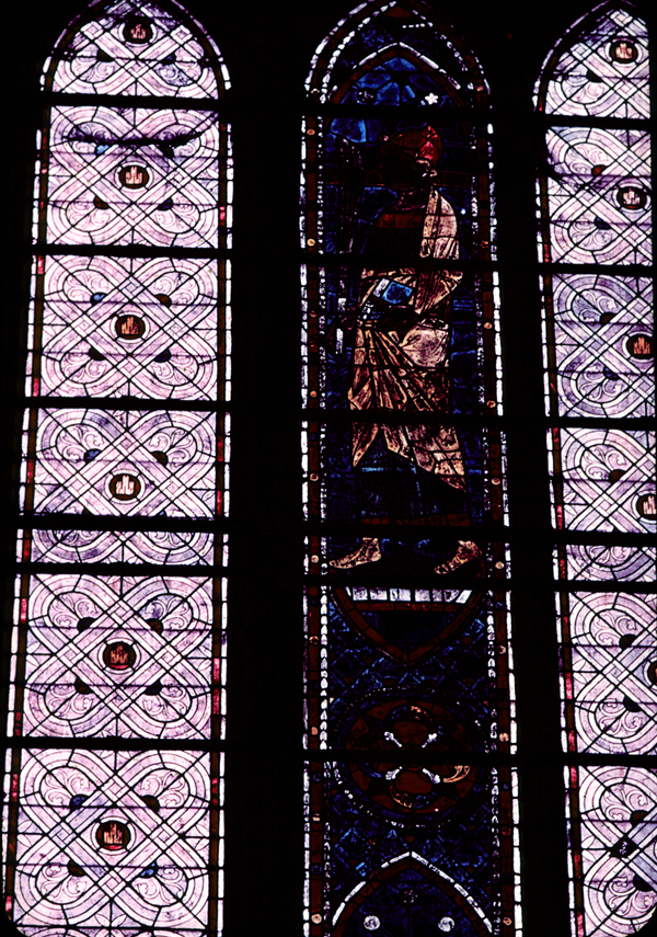 Choir, north clerestory, bay 1, window, section C2